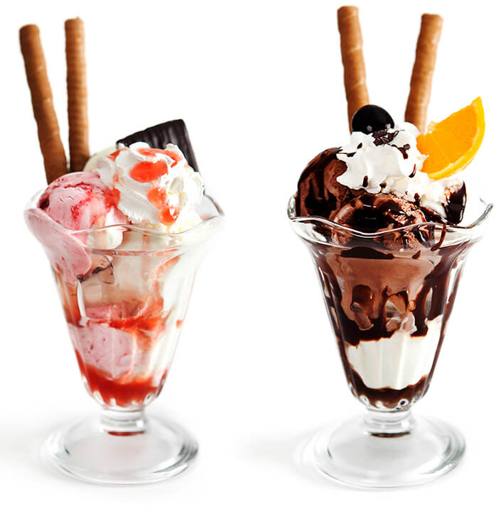 Glaces servies au snack bar du camping le Lac des Varennes dans la Sarthe au cœur de la Vallée du Loir