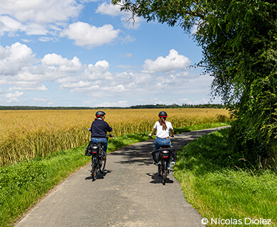 Location vélo proposée au camping le Lac des Varennes dans la Sarthe