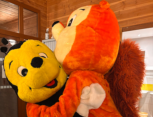 Mascotte du camping le Lac des Varennes au cœur de la Vallée du Loir