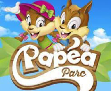 Papea Parc, het grootste pretpark in de regio Pays de la Loire, gelegen in Le Mans
